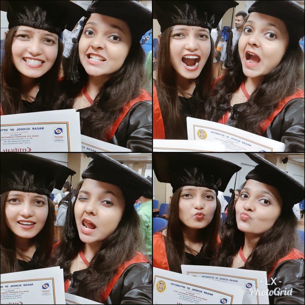 urvipatel4398's tweet photo. Graduated🎓 Thank You Mom,Dad & Coffee.😊🦋 #timeforcelebration🎊🥂 #loveurdreams #NeverGiveUp #27thjanuary2020 #optometryindia #officiallyoptometrist #spreadurwingsandfly https://t.co/vjmdDJloYx