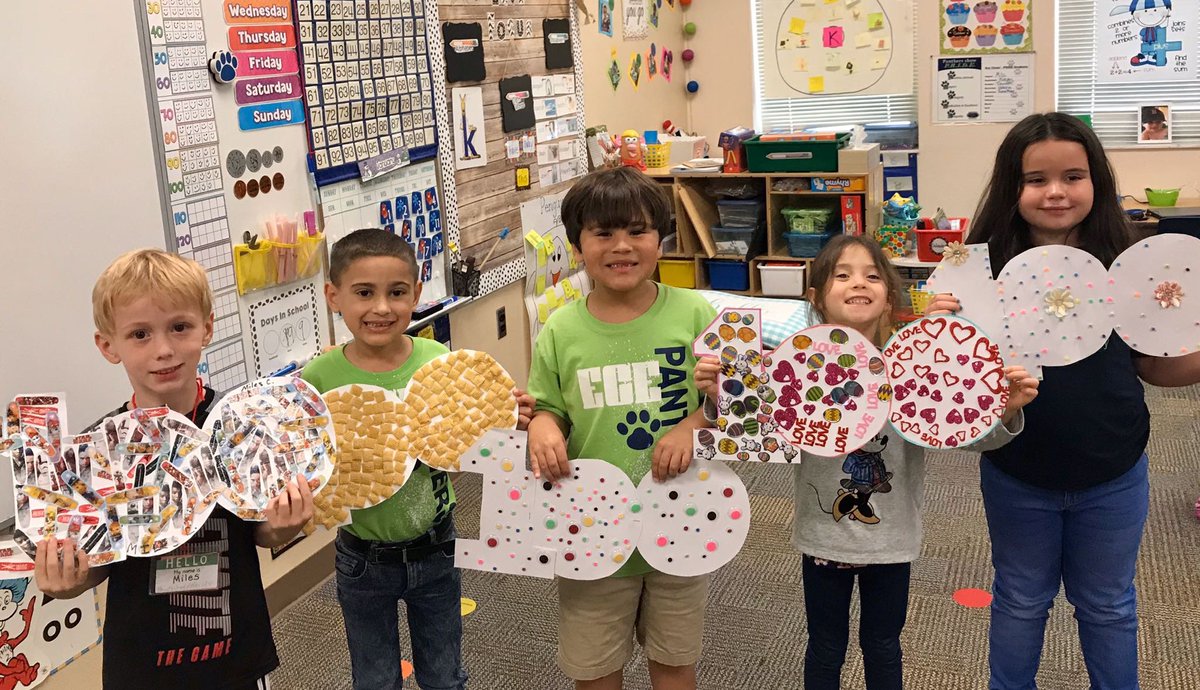 ECE_Kinders's tweet photo. Yesterday we celebrated  the 100th day of school! @ECE_ELEM @OCPSnews #Kindergarten #100thDayOfSchool #100thDayOCPS https://t.co/TlaoErvSNo
