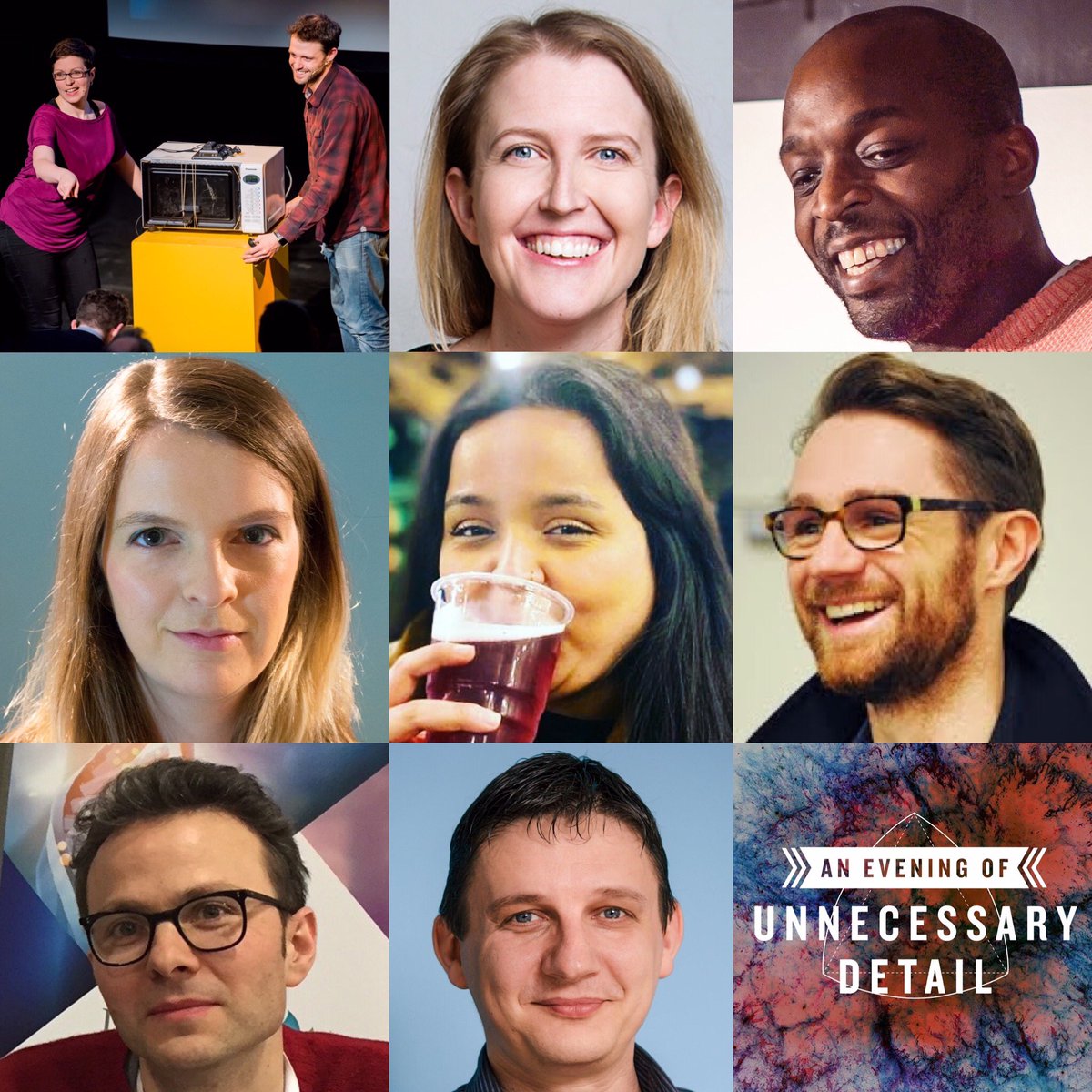 January’s Evening Of Unnecessary Detail line-up