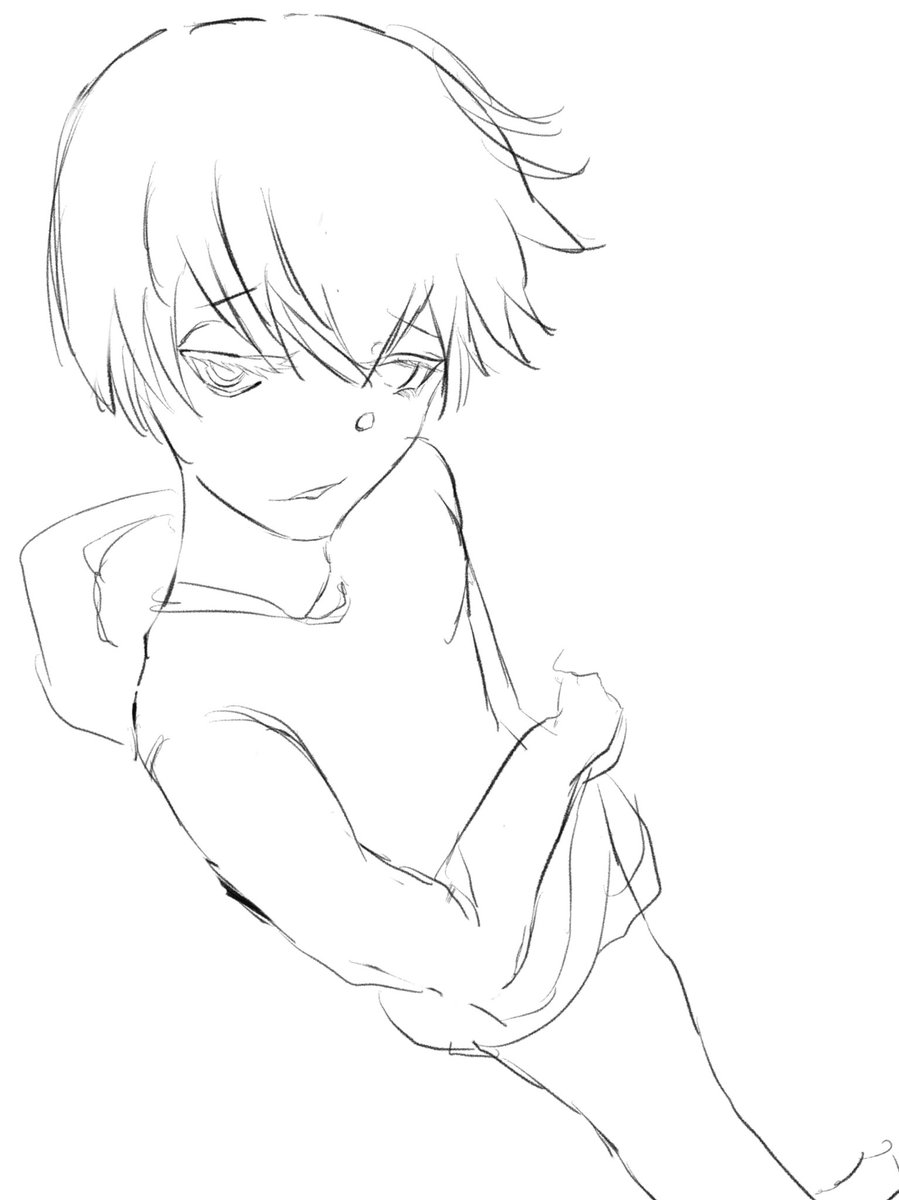 東雲ちひろ アイコン依頼受付中 今日は友人の為に描いた絵のラフを投稿しまふ なかなかクールな少年になった気がする 私の絵柄が好みって人にフォローされたい ラフ イラスト依頼 イラスト好きな人と繋がりたい