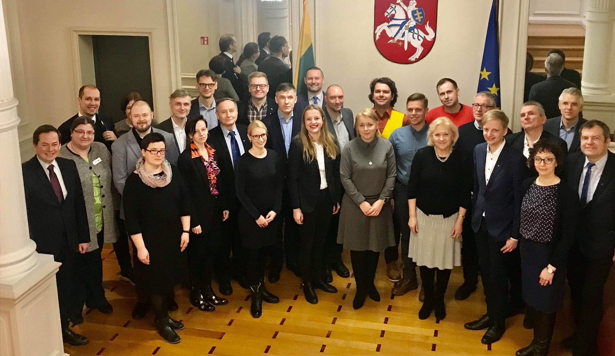 Early morning meeting with the brightest #academia from #Lithuania charged me with lots of questions &amp; insights about the #FutureOfEurope and us in it. Whatever the future brings, no doubt that our #common #FutureIsEurope 🇪🇺