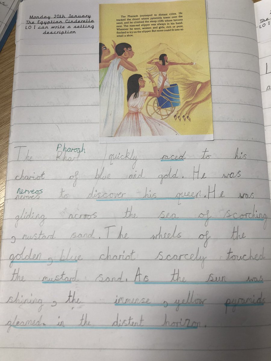 IvesonPrimary's tweet image. Year 3 have produced some lovely writing based on The Egyptian Cinderella. They have used some fantastic vocabulary. Well done Year 3! #settingdescription #storywriting #whereaspirationssoar