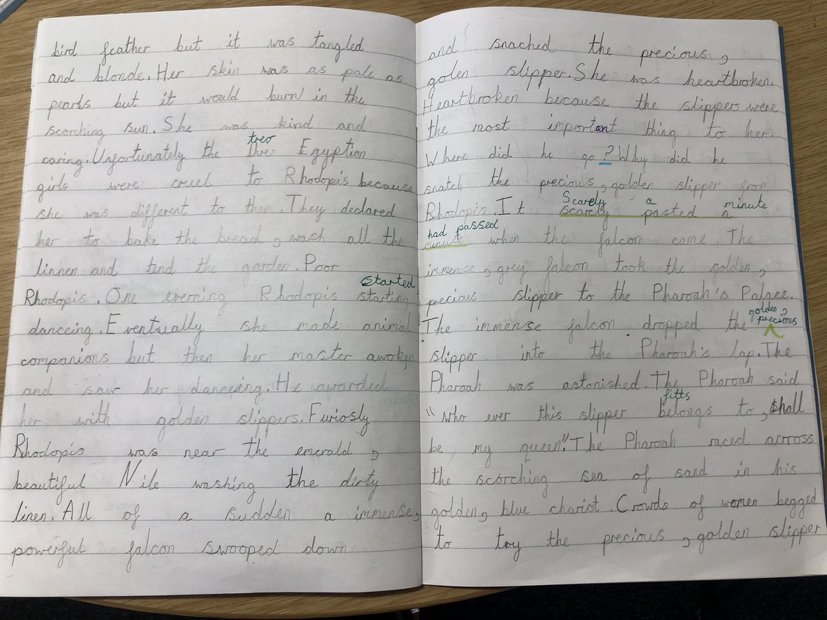 IvesonPrimary's tweet image. Year 3 have produced some lovely writing based on The Egyptian Cinderella. They have used some fantastic vocabulary. Well done Year 3! #settingdescription #storywriting #whereaspirationssoar