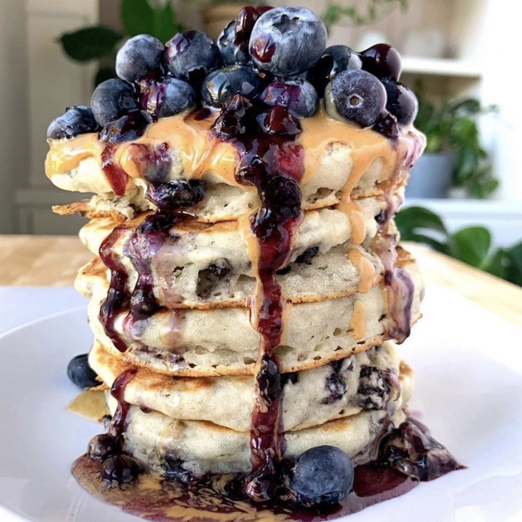 GoPalladio's tweet photo. Stock up with all you need at Whole Foods Palladio and stack up blueberry pancakes to celebrate #NationalBlueberryPancakeDay today! 📷: @thehealthyhaff / Instagram https://t.co/UOtzZWDmF8