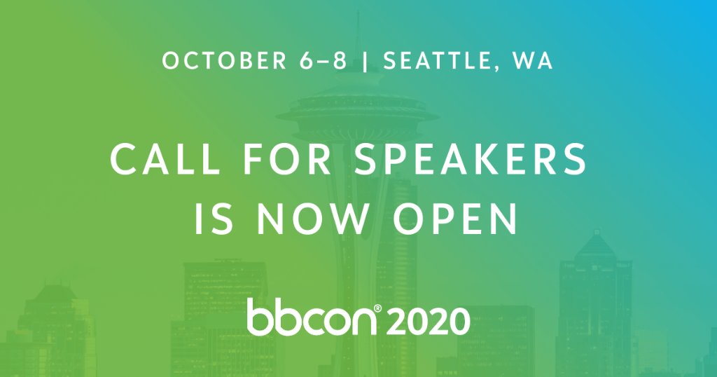 bbcon 2020 Call for Speakers Promo
