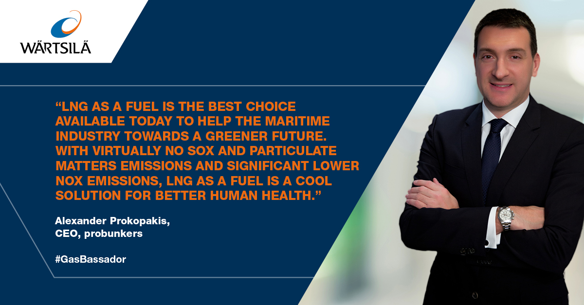 wartsilacorp's tweet photo. Our #GasBassador network is growing! Meet the latest additon to our #GasBassdorTeam Mr. Alexander Prokopakis #SmartMarine #PoweringTheNextGeneration #LNG https://t.co/4FMgp1GUzZ