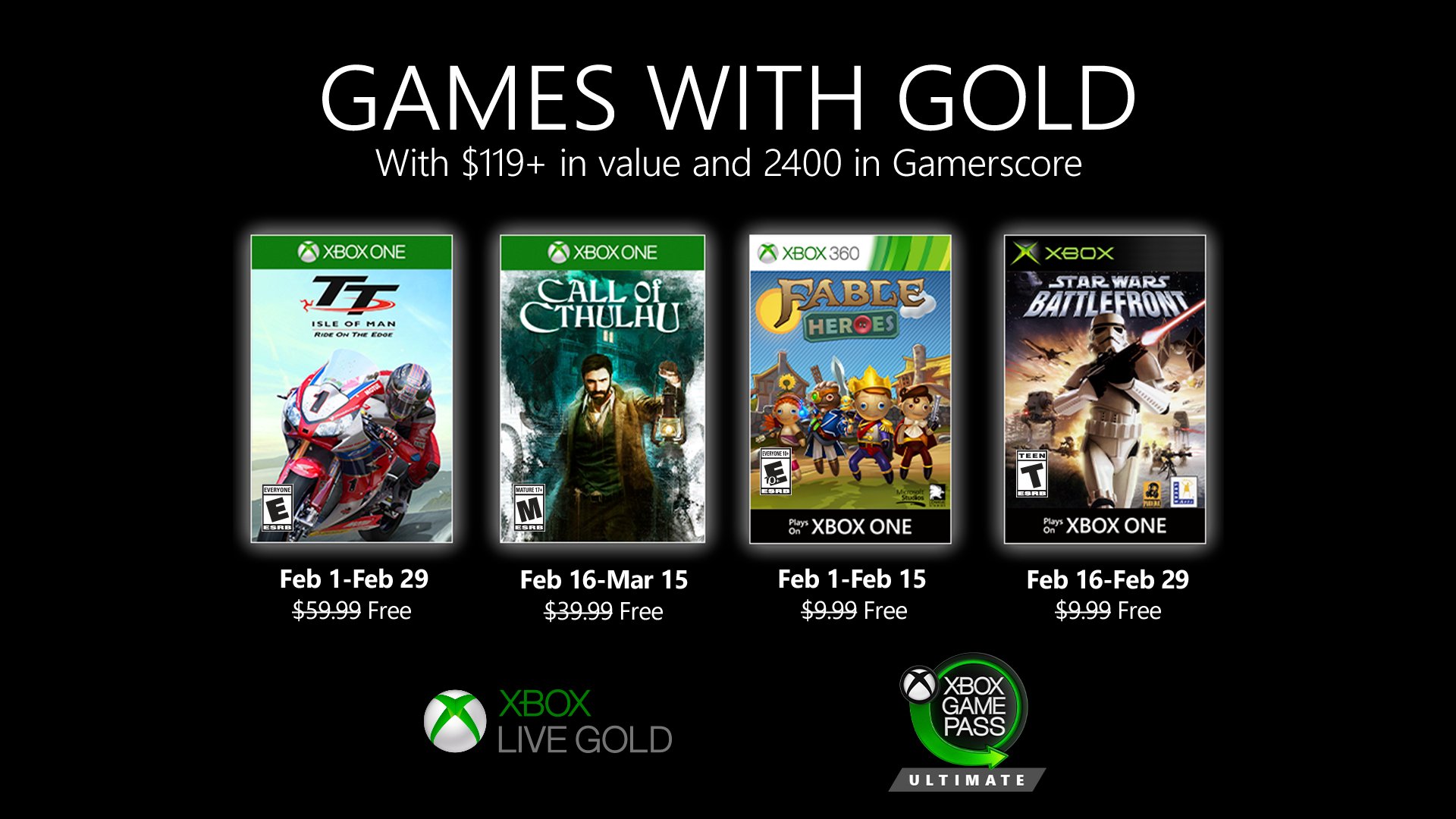 Xbox live gold 1 month free 2020 deals