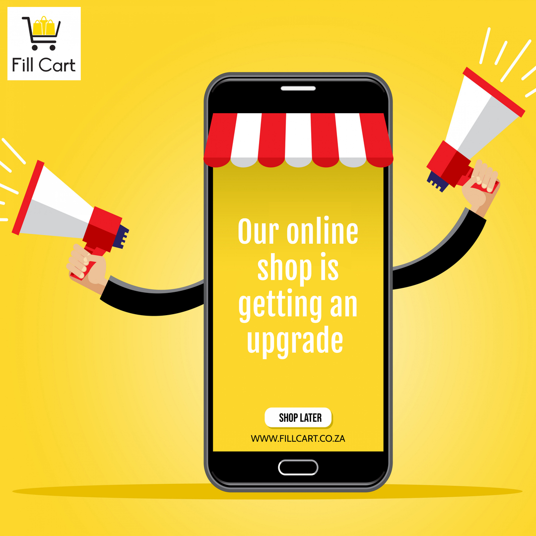 FillCartZa's tweet photo. Our website is under construction
Stay tuned for bigger and better thing!
#FillCart #onlinestore https://t.co/3v5gLgDwEw
