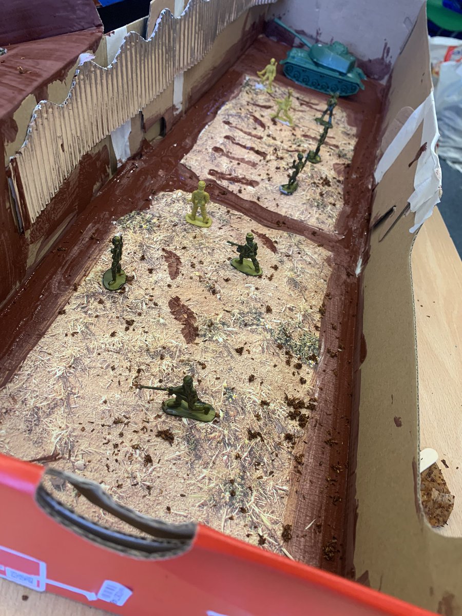 Miss___Taylor's tweet photo. Incredible trenches (still under construction) by my amazing Y5 class! #ww1 #trenches #ks2 #DT @KingswoodSch https://t.co/qcr53GCm9S