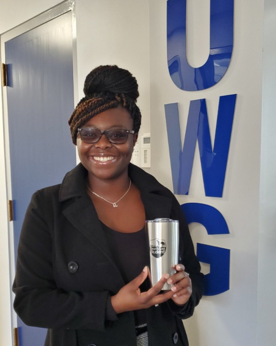 COSSUWG's tweet photo. Tionne, you are on your way to big things! Congratulations on your outstanding academic performance during this past semester!

If you made the Dean's list last semester stop by our office in Pafford.

#deanslist #collegeofsocialsciences #coss #uwg https://t.co/QB8pZUAuHW