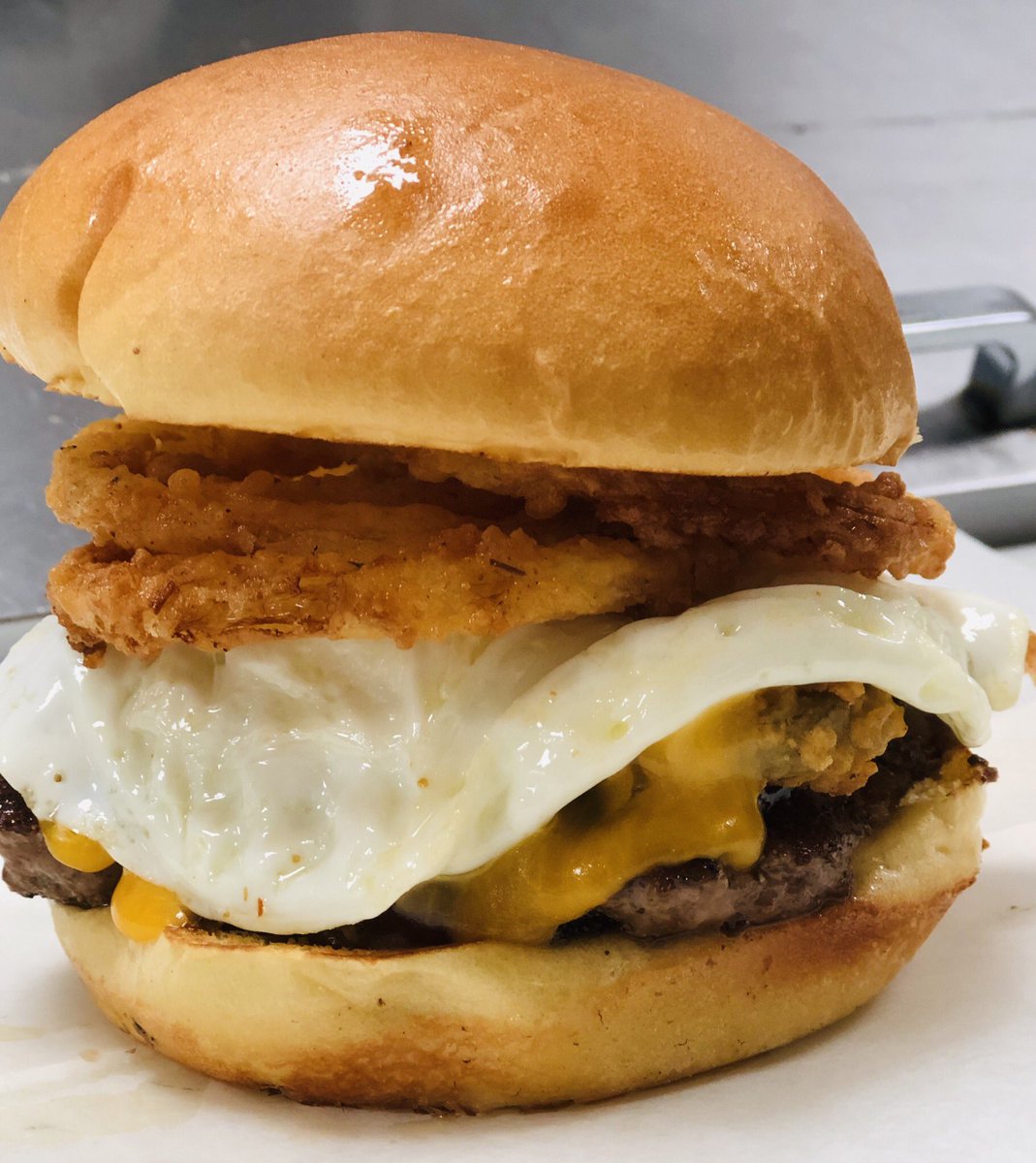 Just a little something to get you going this morning. Don’t forget to add an egg to your next Burger!!