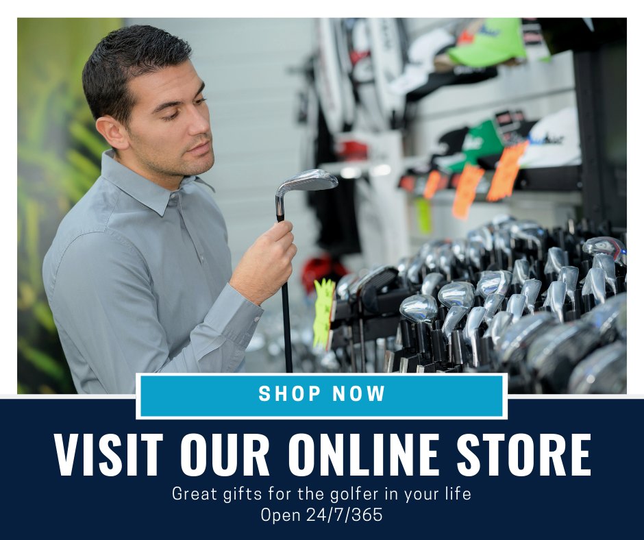 Can't make it to the Pro Shop? Browse golf gifts from anywhere in the world, 24/7/365.

Shop online at bit.ly/2YoBhM2