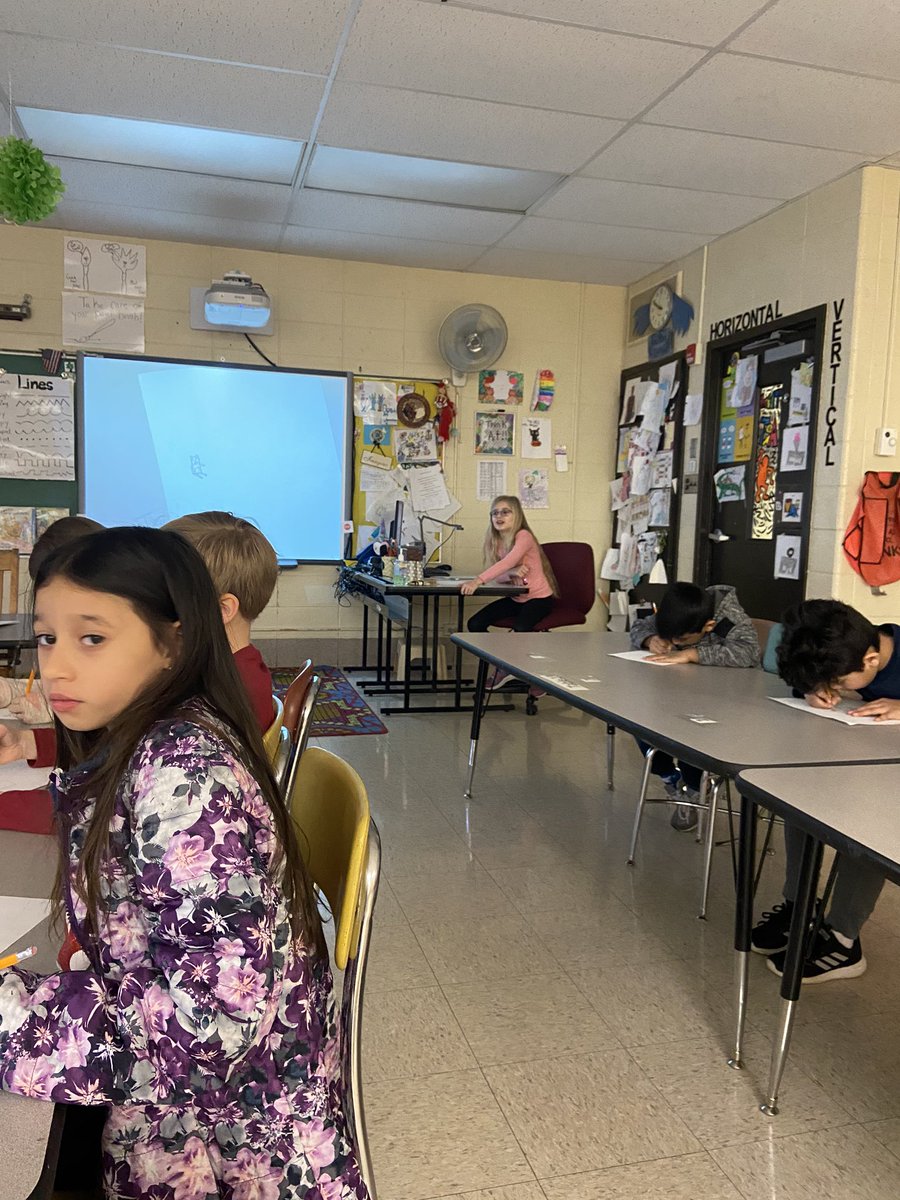 Two 3rd grade students had there turn today in Art to teach the class how to draw something of their choice! It was fun for me to be one of the students!@D45Schafer <a href="/D45Schools/">School District 45</a>