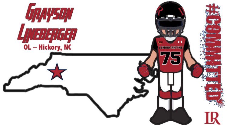 GraysonL16's tweet photo. Extremely blessed to say I have committed to Lenoir-Rhyne University to further my academic and athletic career. Thank you to my parents, teammates and coaches who helped get me where I am today. 🐻⏰ 🏈 @coach_mjacobs @AnthonySoto_LR https://t.co/pXXMIGGHUM