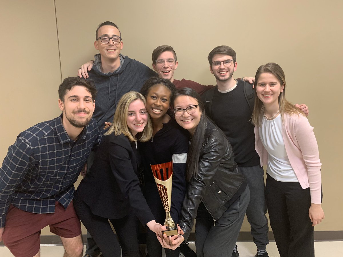 EmoryMock's tweet photo. Congrats to Emory A for winning 2nd place at Ramblin’ Wreck and receiving the Spirit of Atlanta Award! Also to our C team for winning 2nd place at Crimson Classic and our B team for winning 4th place! Thanks so much @GTMockTrial and @UAMockTrial for hosting amazing tournaments! https://t.co/bzdWPXMAOK
