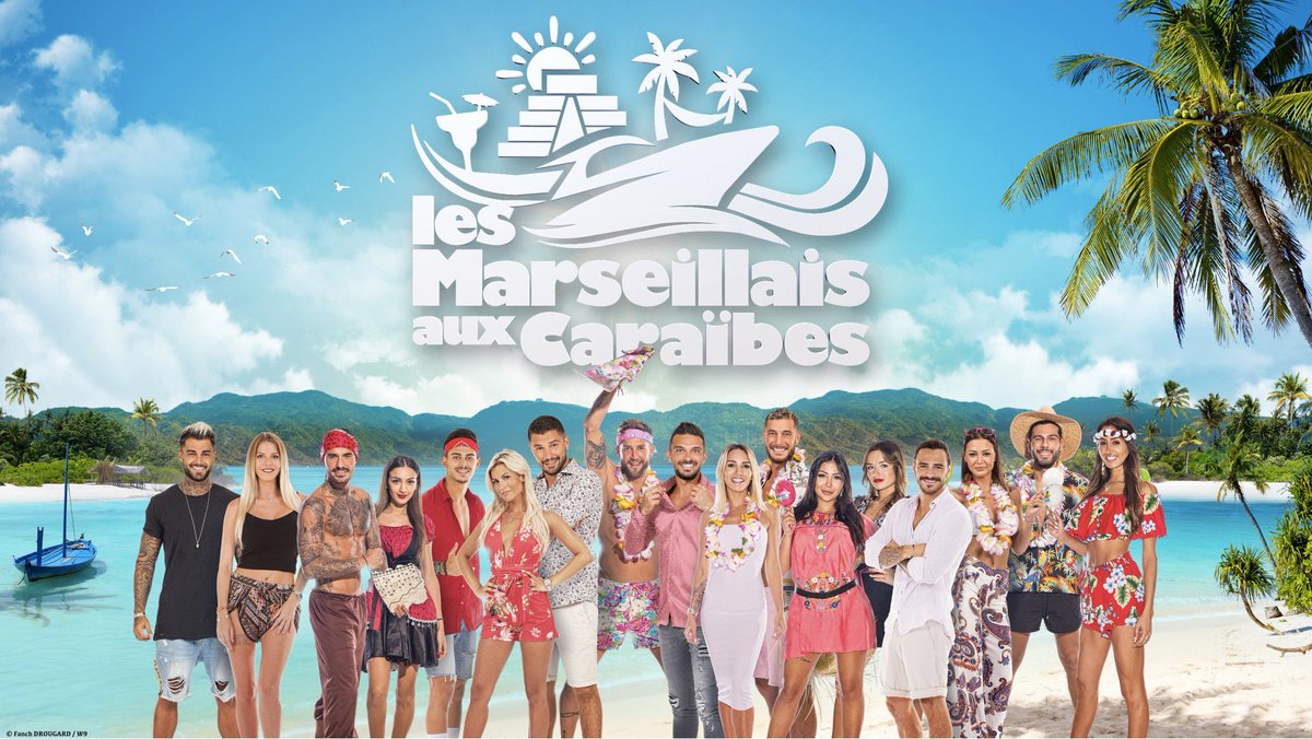 bladetik's tweet photo. Voici la photo officielle des marseillais aux Caraïbes ! Rendez-vous le 17 février sur vos écrans ! #LMAC #LMvsMonde4 #LPDLA7 https://t.co/mZdEgKf3AD