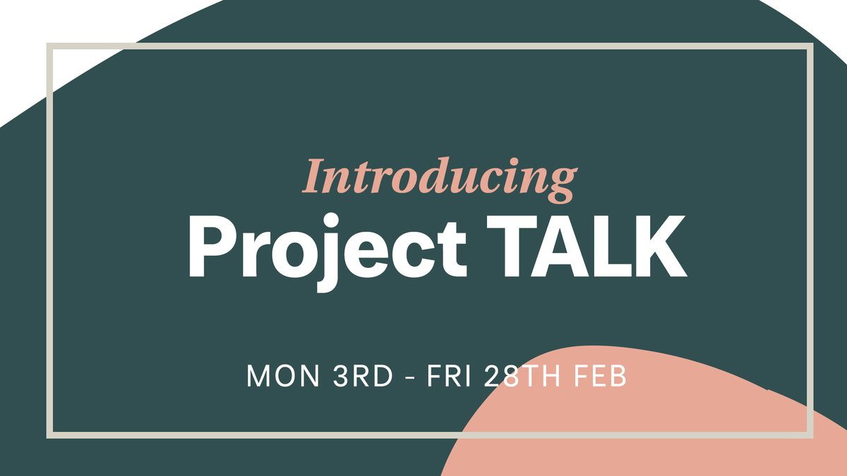thisworkspace's tweet image. For the month of February, we are introducing a new initiative called Project TALK, focused on highlighting the power of conversation in a contemporary workplace. Want to find out more? Head to our brand new webpage below:
thiswork.space/project-talk

#TuesdayThoughts #Foodies