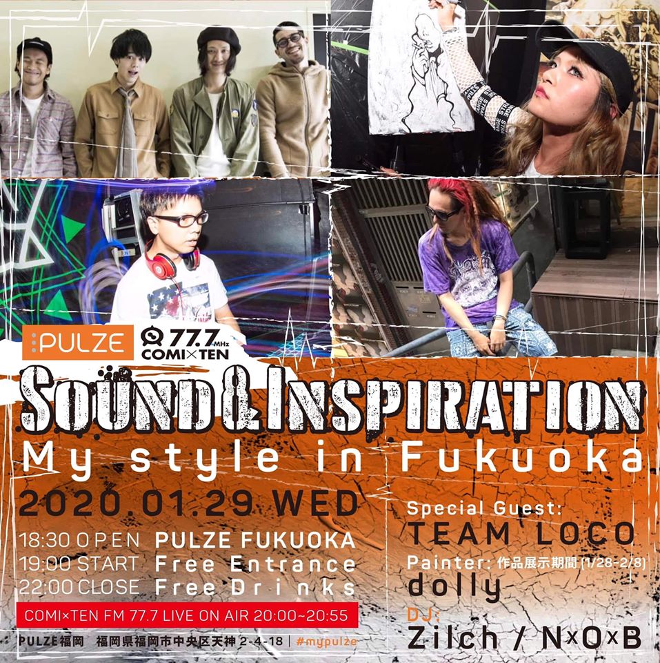 brainzilch's tweet photo. 29日は福岡にてDJします。
入場無料で1DRINK・軽食付き。
お近くの方は遊びにきてください!
PULZE 福岡 presents
「Sound & Inspiration Vol. 1」
My Style in Fukuoka
開催日時: 2020.1.29(水) OPEN 18:30 CLOSE 22:00
#myPULZE #soundInspiration https://t.co/HoQ4DlV3Mp