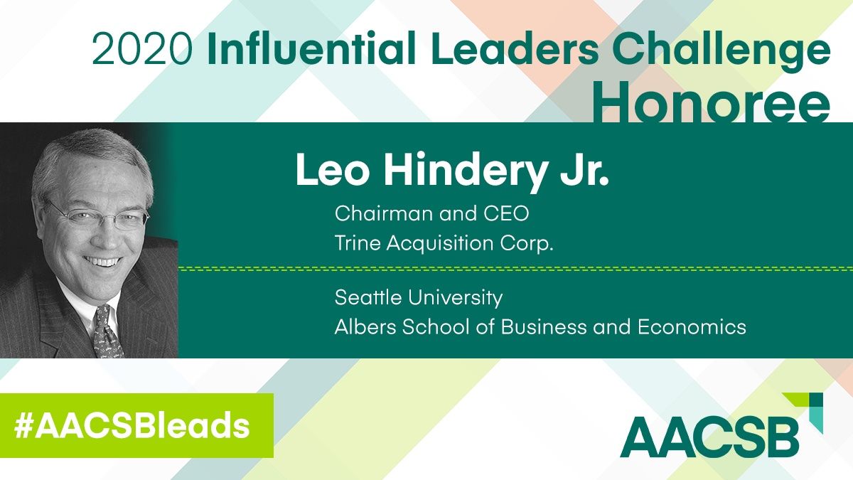 Graduates from Albers are dedicated to making a positive impact on business and on the world. Congrats to alum Leo Hindery, Jr. on being named an @AACSB 2020 Influential Leader. buff.ly/37EoKWo #AACSBleads