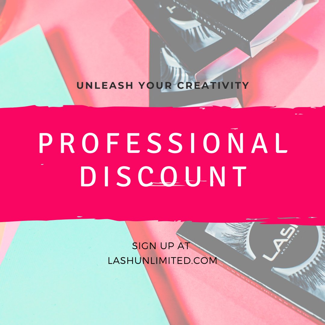 Stock up on supplies for less with our incredible professional discount. Prices start from £2.59 so head to our site and sign up to get your discount today! 

lashunlimited.com/pages/mua-stoc…