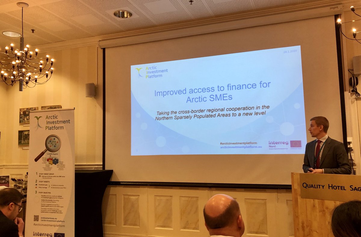 Interesting discussion on Arctic Investment Platform and opportunities that it can offer to Arctic SME’s. #arcticinvestmentplatform #arcticfrontiers2020