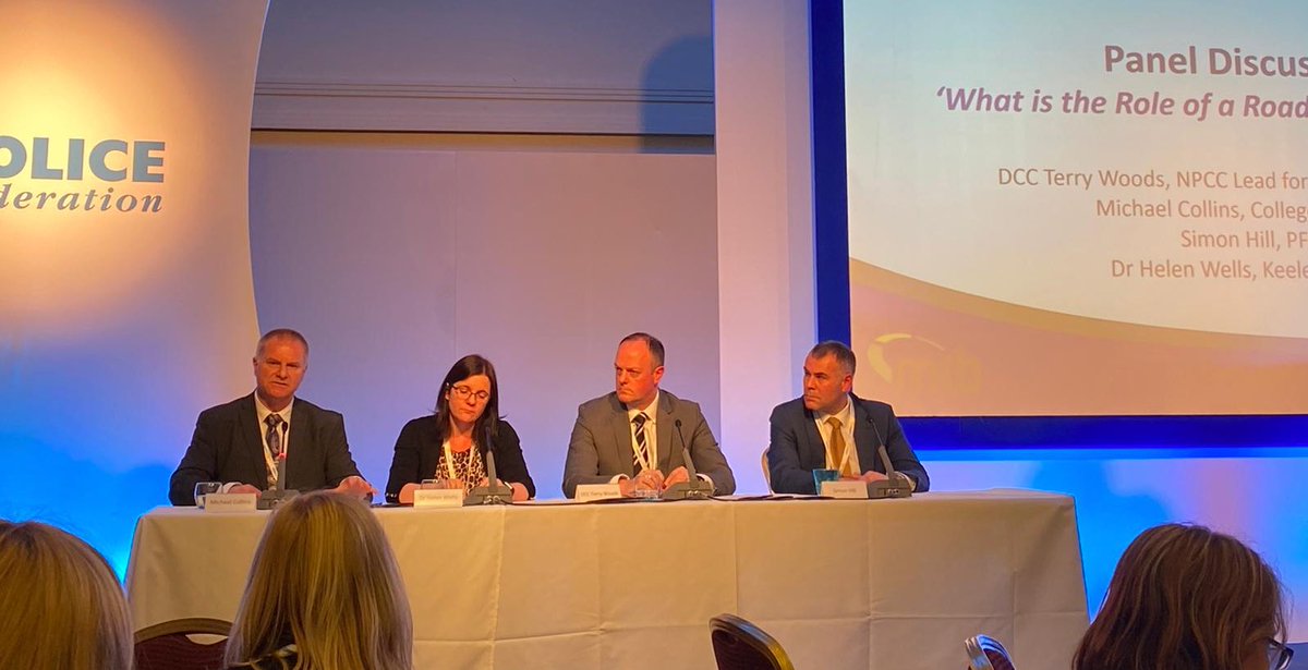 SurreyPoliceFed's tweet photo. DCC Terry Woods, National NPCC Lead for Police Driver Training: “When you are a sergeant in roads policing, you have got a lot of responsibility on your shoulders, looking after people going to really difficult things.” #RoadsPolice20 https://t.co/gnOdt90Cu9