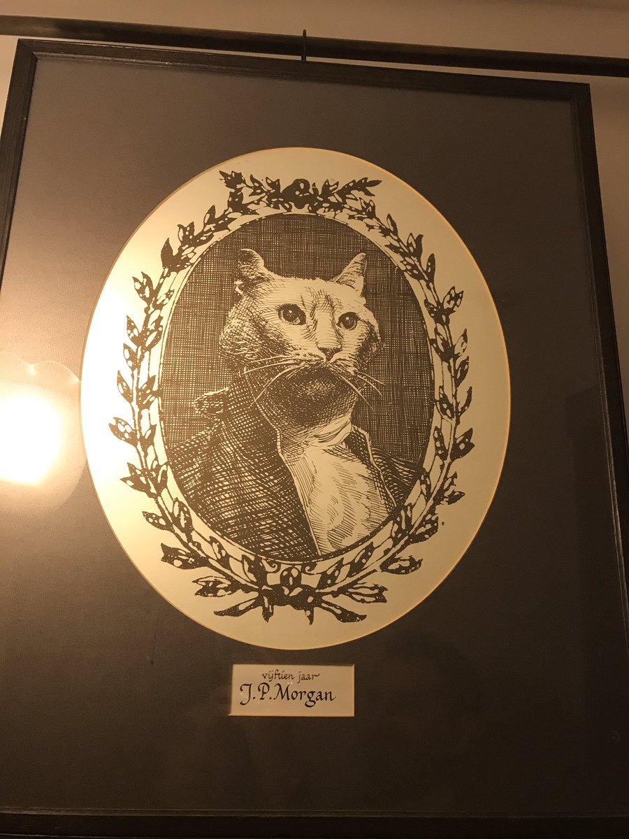 museumaniac's tweet photo. This is the famous #jpmorgan the #cat In Amsterdam I visited a special place opened in his name. #cats and #museumlovers read here please https://t.co/hF2advFX6N #museums #catlovers https://t.co/wtc4VaFrGI