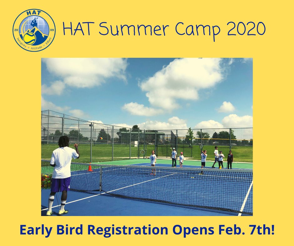 HighAltitude10s's tweet photo. Mark your calendars! Summer Camp Registration opens on Feb. 7th! Get on the mailing list to receive the Early Bird promo code! Join here: https://t.co/necFboeKqF

#highaltitude10s #summercamp #denver #Colorado #Tennis https://t.co/1mxWSALKTF