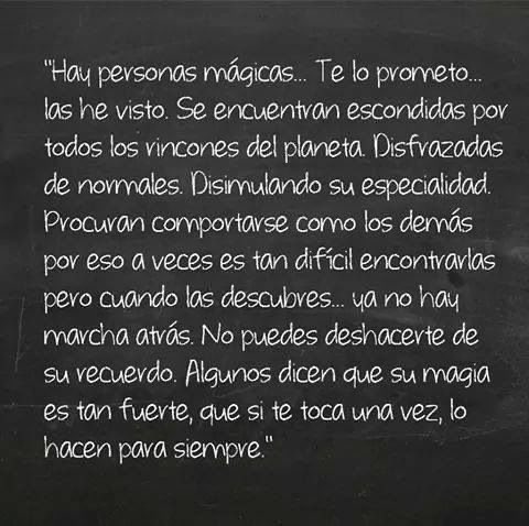 pacienteseguro's tweet photo. Artículo de @joancmarch @granadadigital: QUIEN TIENE MAGIA, NO necesita TRUCOS: Las personas q tienen magia son las q nos abrazan y nos reinician, nos ayudan a cantar y sentir, a volar y brillar. Son auténticas y no buscan caer bien. Tienen un don especial https://t.co/7RppV7RYYI https://t.co/knzxAdhbN4