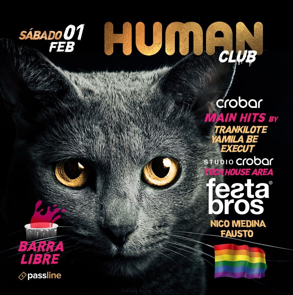 BAGfest's tweet photo. Arrancamos otro mes mega caliente🔥 en HUMAN CLUB🏳️‍🌈 BARRA LIBRE 🍻 2 Pistas 😎🎵POP &amp; Funny Music y
🎵Techno &amp; House junto a @FestaBros 
🎟Ticket Generales y Vips -> https://t.co/JGMuRbKpwA https://t.co/gJaDpoIUkX