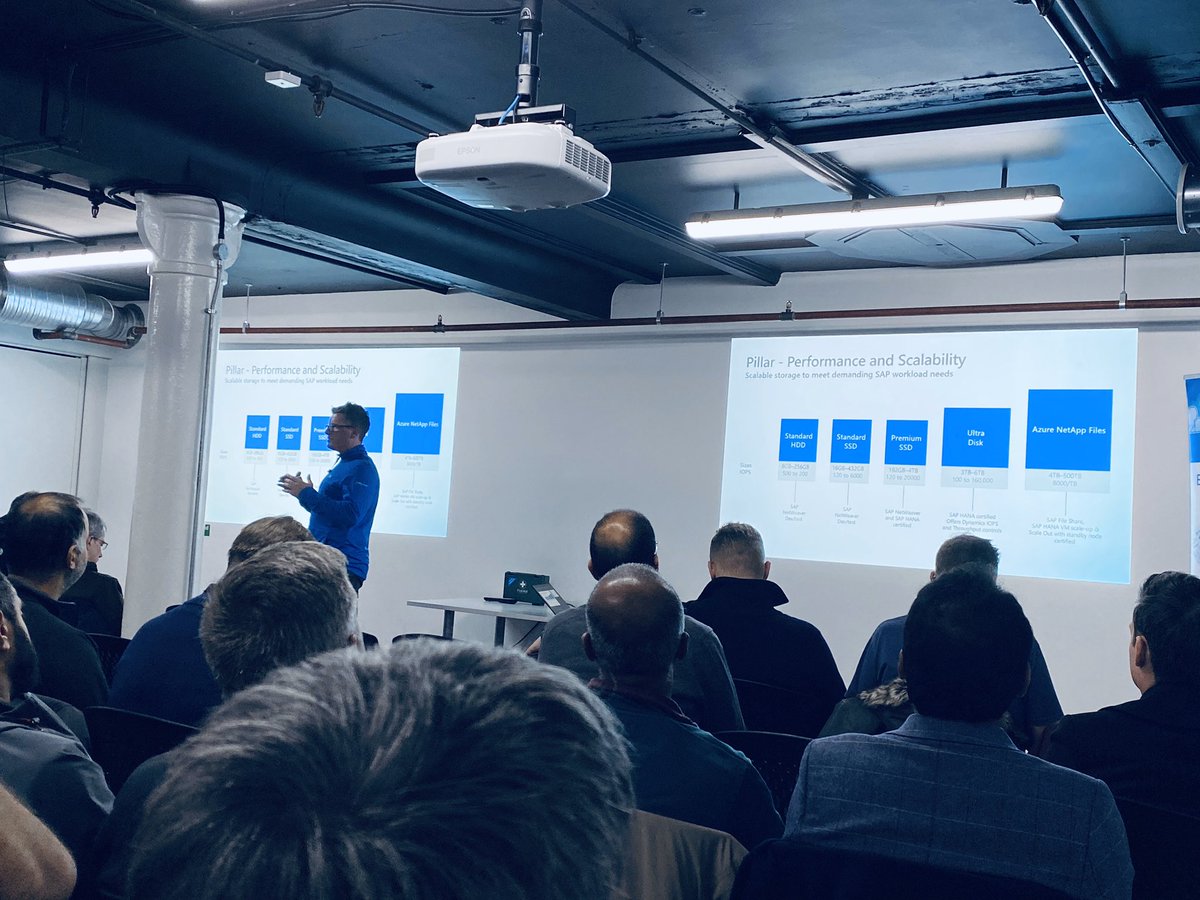 NorthernAzureUG's tweet photo. What a great start to NAUG 2020! Will Bratton talking about #SAP on #Azure!
#NAUG #cloud #windowsvirtualdesktop #microsoftazure #NorthernAzureUserGroup
#meetup https://t.co/tgGgZspdLt