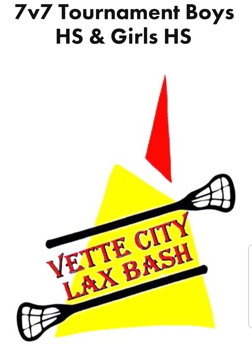 🔴⚫⚪Vette City Lax Bash⚪⚫🔴

One Day 7v7 Tournament 
Boys and Girls High School 

Saturday, July 11th, 2020

Michael O. Buchanon Park

Bowling Green, KY

☝️Register at the link in Bio☝️