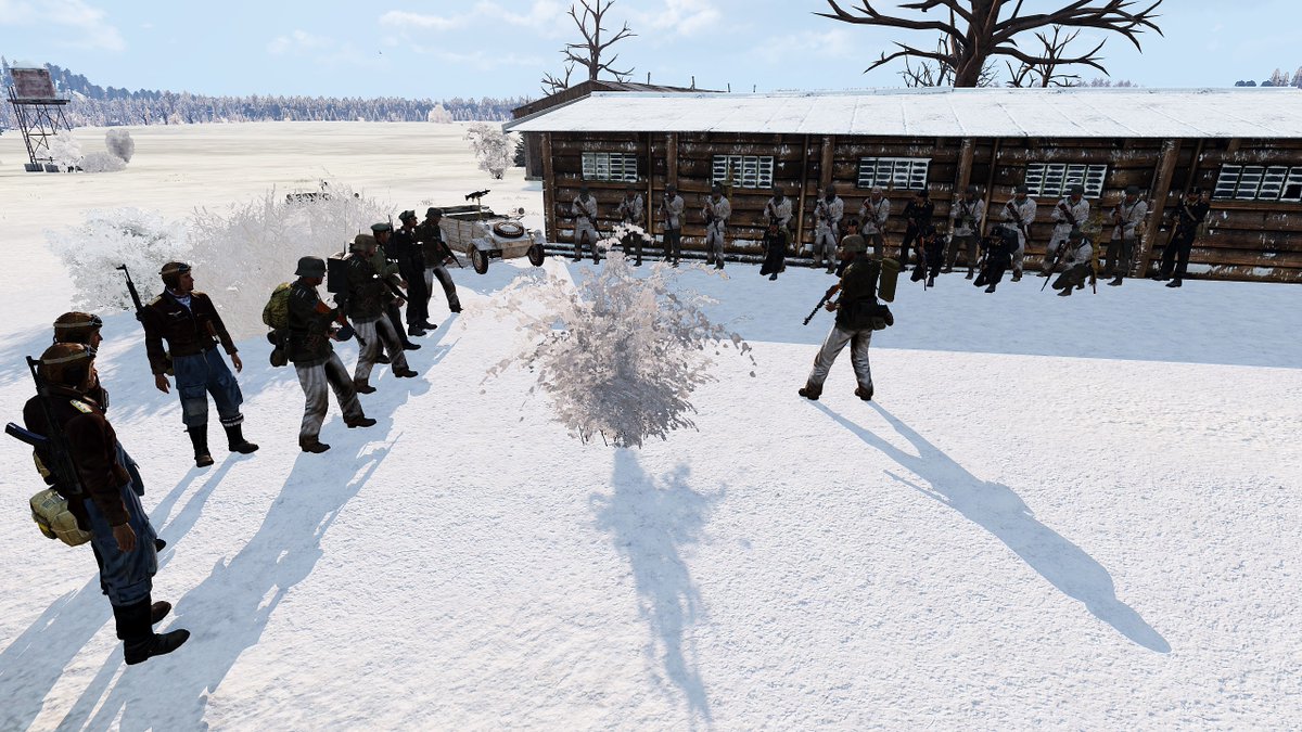 SpecOpsBrigade's tweet photo. Letztes Wochenende veranstalteten wir unser Iron-Front Coop Event auf der Winter-Karte "Panovo". Während am Boden die Infantrie im Schutze der Kampfpanzer vorrückte, erhielten die eigenen Kräfte auch Luftnahunterstützung durch 2 Stukas.

#sob #sobevent

Danke auch an @teamspeak https://t.co/X9xq7QfQZ7