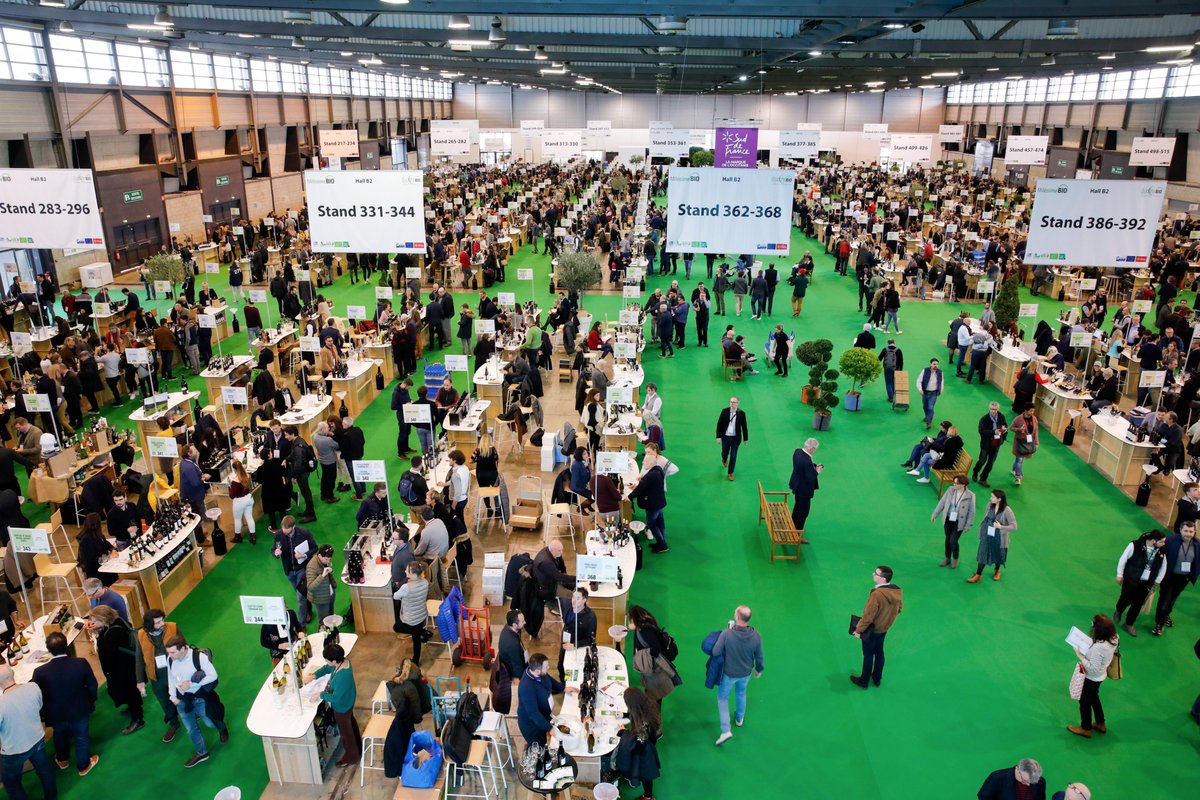 #MILLESIMEBIO - 3900 visiteurs pour la première journée de #MillesimeBio2020, une affluence de + 9 % par rapport à 2019 👍