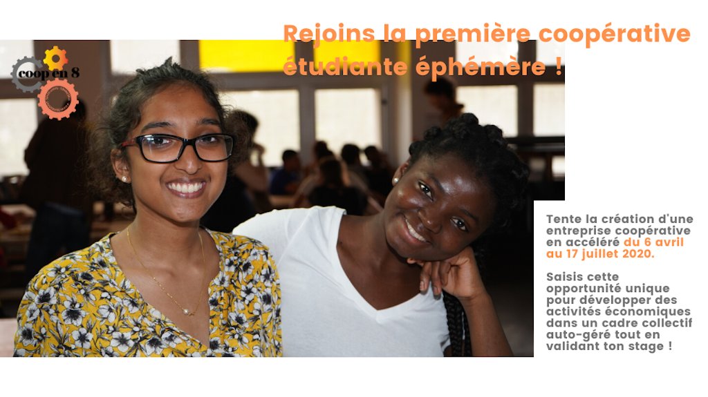 UnivParis8's tweet photo. [#COOPEN8]
#Étudiants, vous avez l’opportunité de développer des #projets individuels et/ou collectifs. Venez vous informer sur @coopen8 lors d'une table d'information.
📆 5 février 2020
🕛 12h - 14h30
📍 Entrée principale de l'université #Paris8
➡ https://t.co/iZUkBwhyyI https://t.co/n515ho5TJK