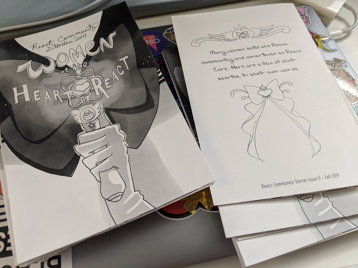 rachelnabors's tweet image. Are you coming to @ReactJSgirls Meetup in London tonight? I'm bringing zines!