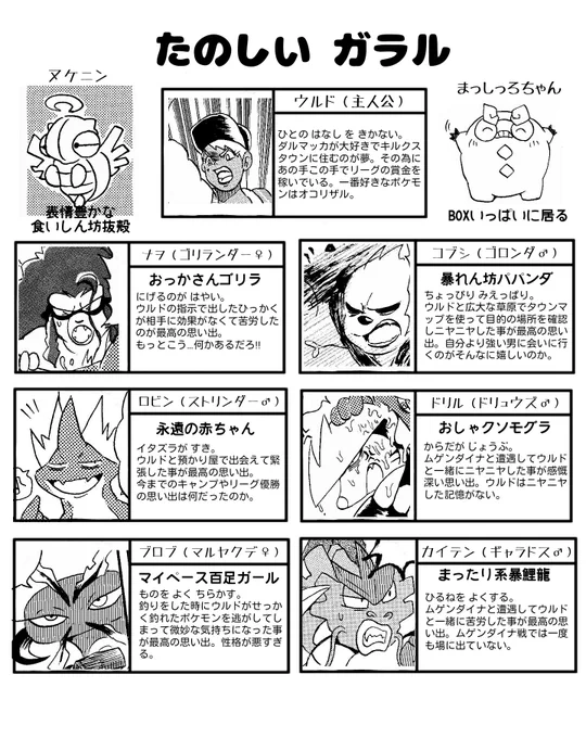 旅パの事ちゃんと紹介してなかった気がするので作りました。 