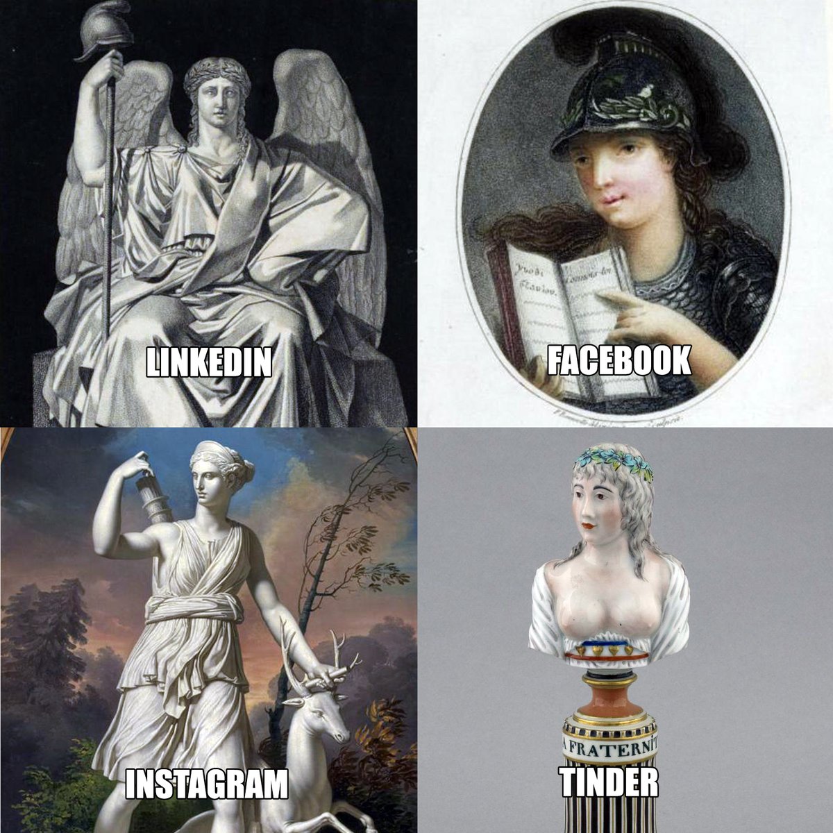 #dollypartonchallenge 
Toutes les images sont issues des collections du Domaine de Vizille - Musée de la Révolution française.
&gt;&gt; collections.isere.fr

#isère #cultureisère #dollypartonmemechallenge #collectionsmuseales #lol #meme #antiquity #antiquité
