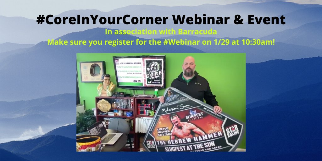 joojersss's tweet photo. Register for the #CoreInYourCorner #Webinar here!
https://t.co/uyfTxWCELg

The Webinar will be on 1/29 at 10:30am!
@CoreBTS #Cybersecurity #Office360 https://t.co/Gm3hMri938