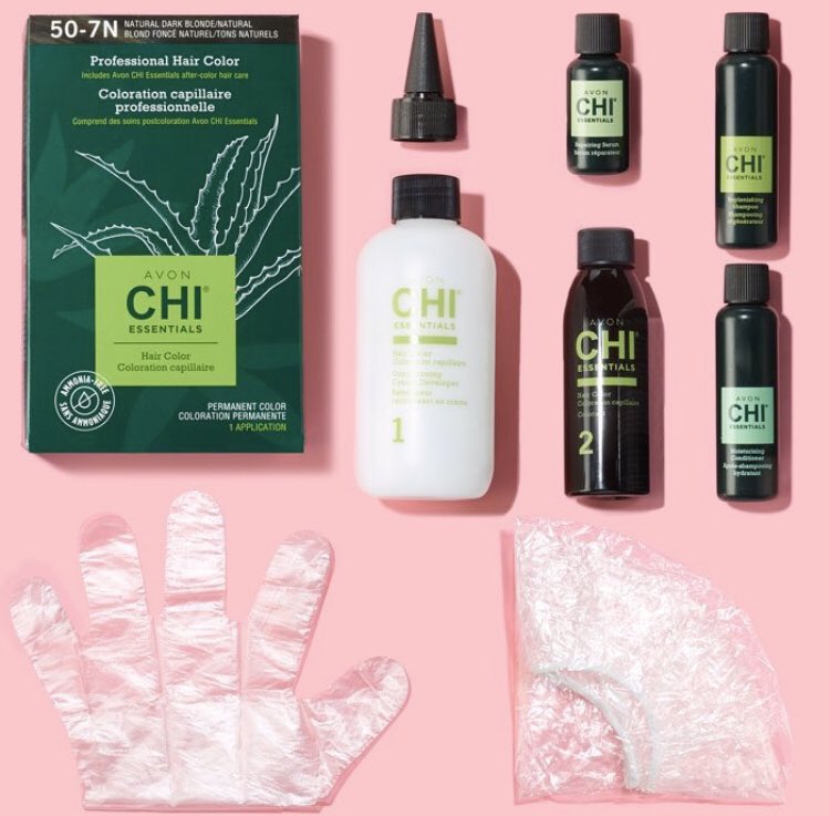 ABeUtifulSoul's tweet photo. Get salon color w/o the salon!#AvonChiEssentials Hair Color blends professional formulas w/ aloe,silk,olive oil & other natural ingredients to give U vibrant color, gray coverage & radiant shine all from the comfort of ur own home. https://t.co/tUGs8HqXC2 https://t.co/aDQodDxwDf