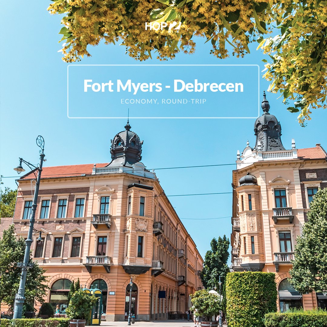 Debrecen flight offer Hop2.com