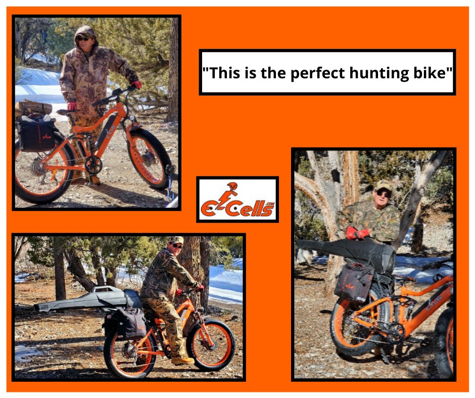 EcellsBikes's tweet photo. The Ecells e-bike is the perfect bike for the hunter in your life. Order their new e-bike at: https://t.co/NRQtA74YET
#Ebike #Electricbike #Huntingbike https://t.co/v6HXJK4pw0