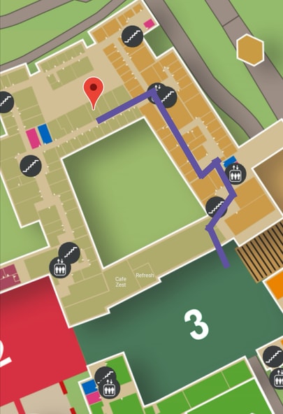 WritingAtEssex's tweet photo. For those who may get lost, here is a map showing you how to get to the workshop room - It's easiest route is on square 3, in the entrance next to Cantina https://t.co/QnW8Ois7Pj