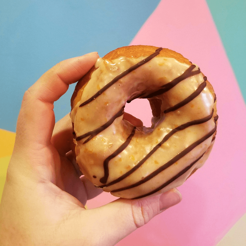 dynamodonut's tweet photo. Just a few days left to try our January flavors, like this orange blossom donut! 🍊
.
.
#Dynamodonuts #Donut #Donuts #Donutshop #Doughnut #Doughnuts #Donutlover🍩 #Bakery #Dessert #Food #Foodie #Foodporn #Getinmybelly #Sanfrancisco #SFeats #SFFoodie #OrangeBlossom #Orange https://t.co/tF36Q5XELX