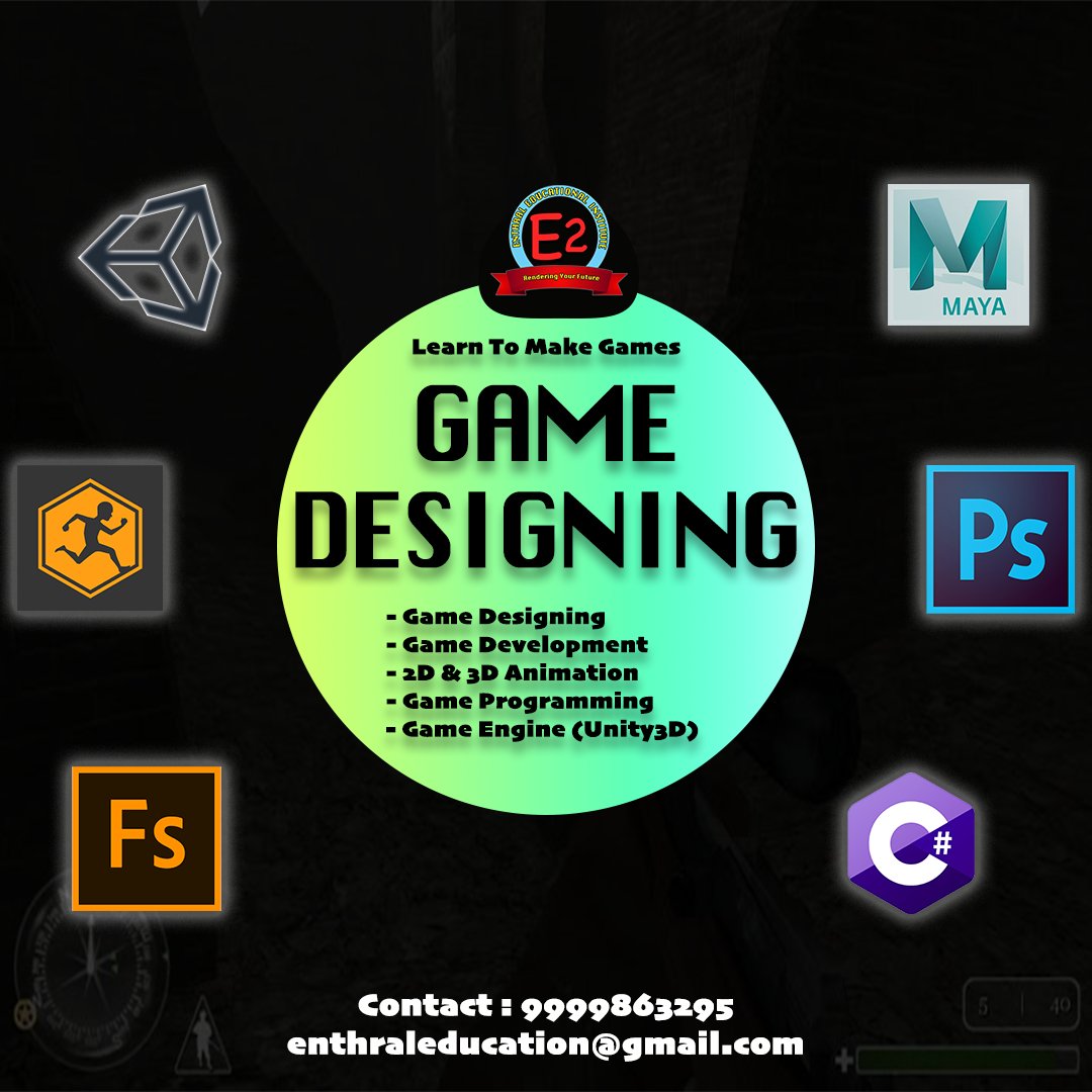 enthralgames's tweet photo. Contact For More Queries :
#gamedesign #gamedevelopment #unity3d #IndieGameDev #enthralgames #courses #Unity #csharp #Maya #photoshop #illustrator https://t.co/Iwx06IY0Pp