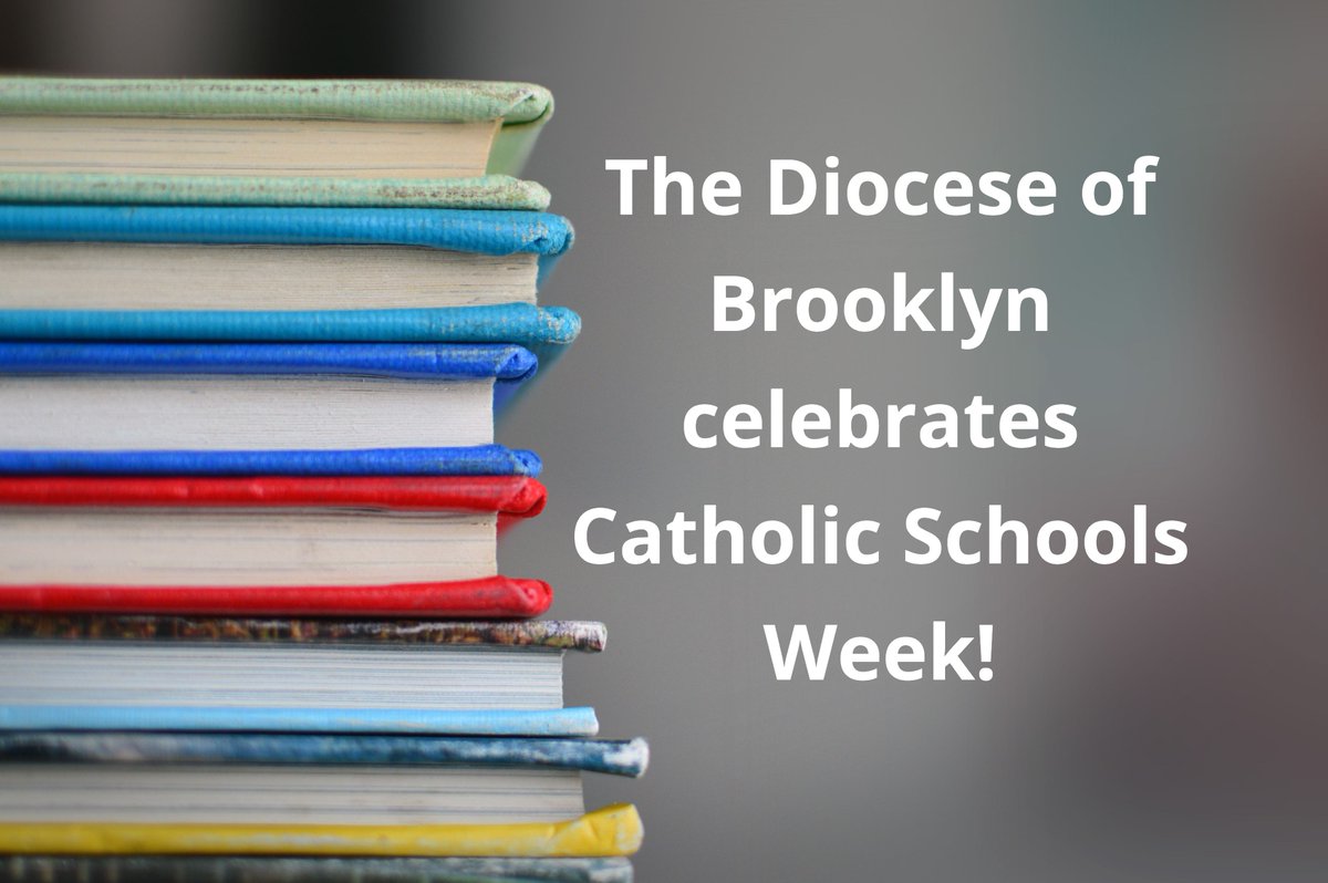 BrooklynDiocese's tweet photo. We look forward to celebrating Catholic schools, educators, and students! 

“Catholic education aims not only to communicate facts but also to transmit a coherent, comprehensive vision of life…” -Pope John Paul II 

#CatholicSchoolsWeek #CatholicSchools #DOB #CatholicEducation https://t.co/WS2ydVgtEe