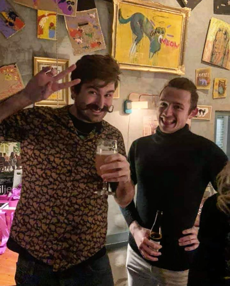 Wog_Rockets's tweet image. Party time with the bro! 
#moustache #juice