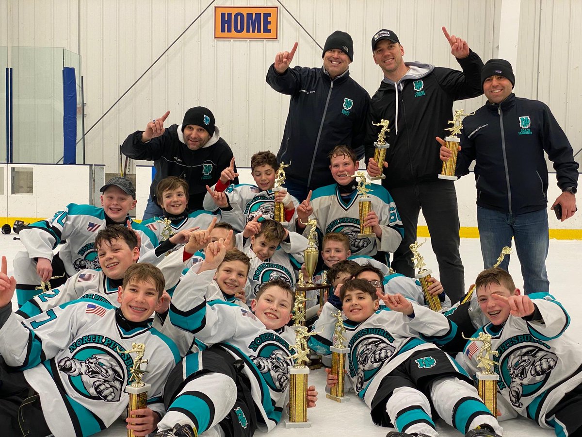 NorthWildcats's tweet photo. Congratulations to 12U team 3 for winning the Gene Harrington Winter Ice Experience in Buffalo.

They went 4-1 defeating teams from Ontario and Michigan. They faced the Lakeland Falcons and won 3-1 in the finals and brought the trophy back home to Baierl.

Great work team!!! https://t.co/hX5YVI2kXe