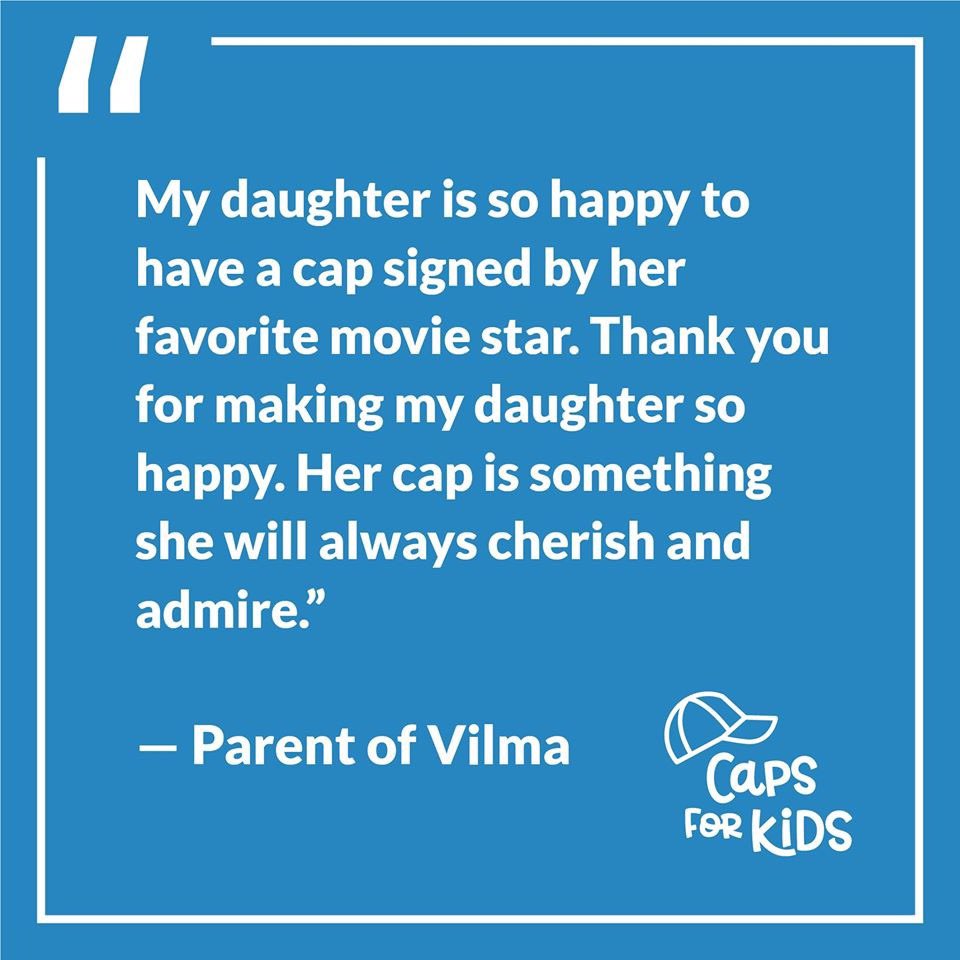 CapsForKids's tweet image. Cap Kid parents tell us that when their child wears their signed cap, it’s like their celebrity hero is right there beside them, rooting for them during treatments. Donate $10/month and you’ll help us to deliver TWO more superstar-signed caps each year!
capsforkids.kindful.com