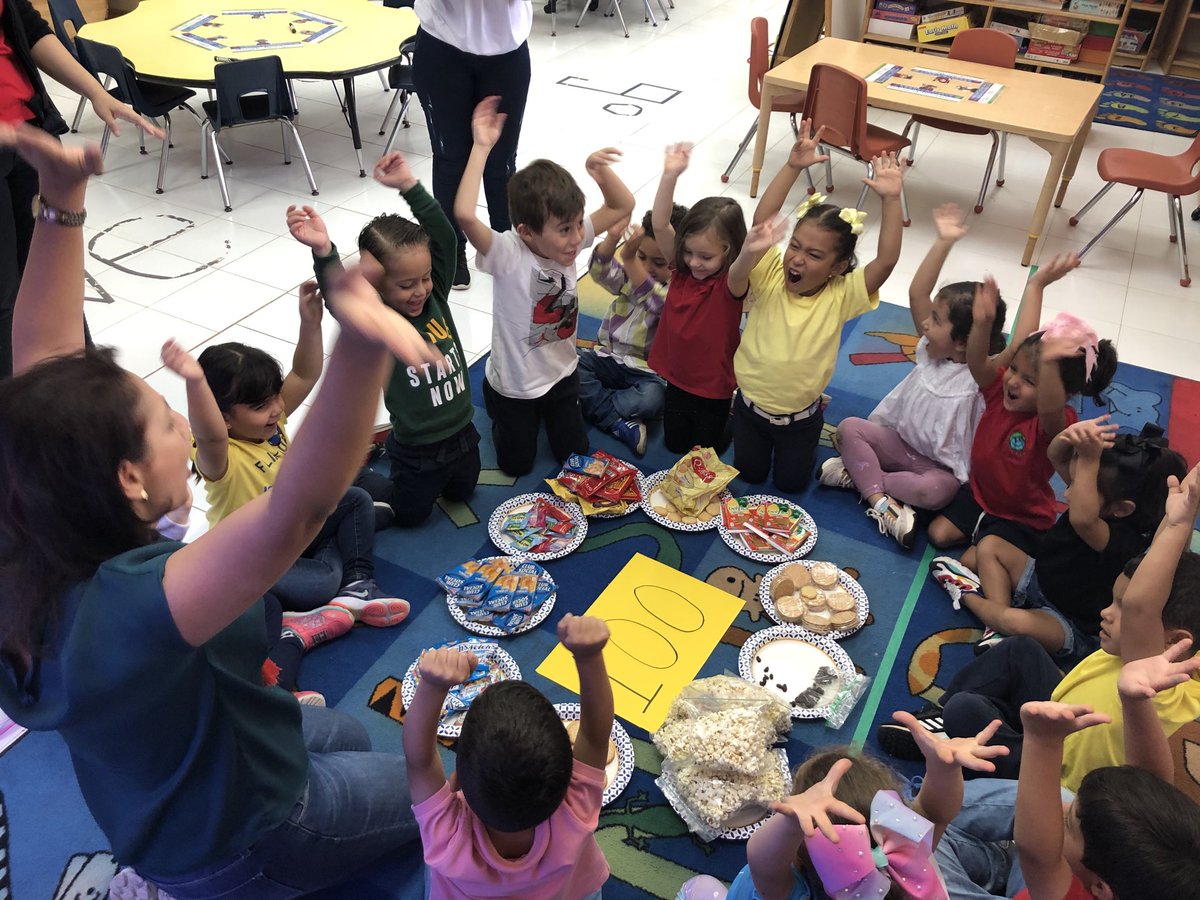 LodyAbou's tweet photo. Celebrating the 100 days of school 🥳🎊#Ciplc @great excitement@Ps-Pk group 😍! https://t.co/atJ5gFZ8p6